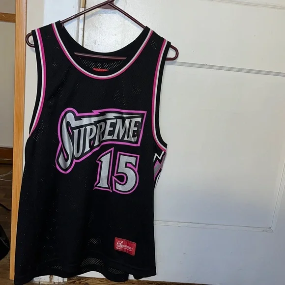 Supreme Bolt Basketball Jersey M Supreme Bolt Basketball Jersey Navy L